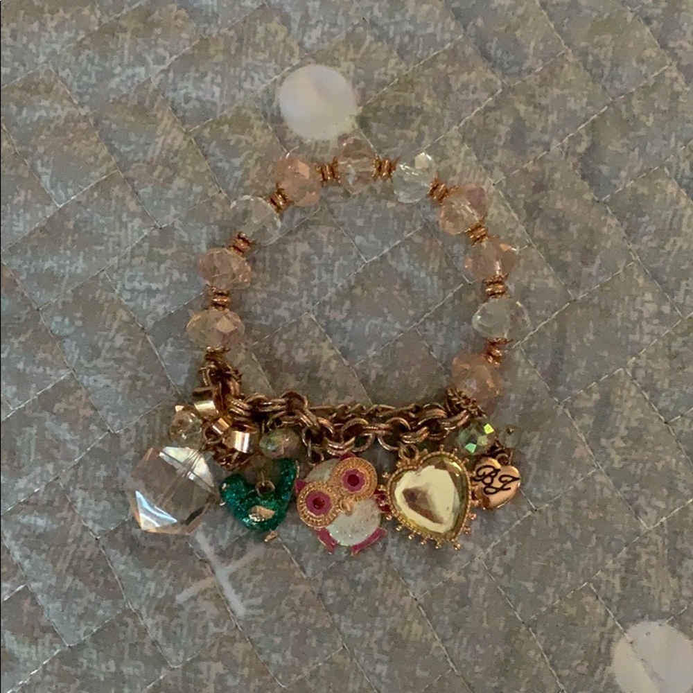 Betsey Johnson bracelet with owl